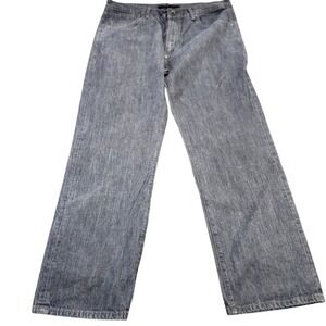 Sean John Jeans Mens 38x34 Gray Medium Wash Straight Leg Denim Casual Pants